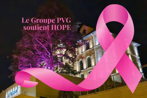 Le Groupe PVG s'engage pour Octobre Rose aux côtés de l'Association HOPE